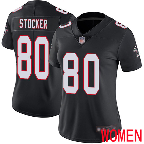 Atlanta Falcons Limited Black Women Luke Stocker Alternate Jersey NFL Football 80 Vapor Untouchable